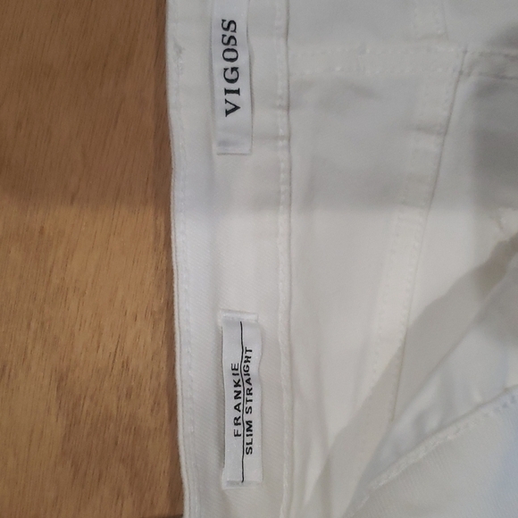 VIGOSS Frankie Slim Straight Distressed Jeans Nwt - Picture 5 of 11